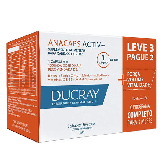 Anacaps Ducray Activ+ 90 Cápsulas