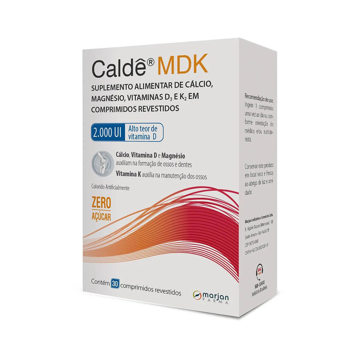 Caldê MDK 2.000UI 30 Comprimidos