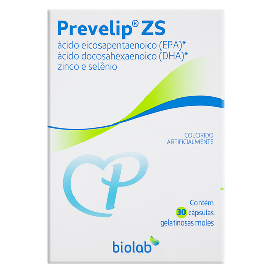 Prevelip Zs Suplemento Alimentar 30 cápsulas