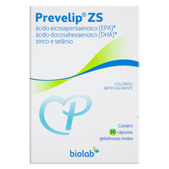 Prevelip Zs Suplemento Alimentar 30 cápsulas