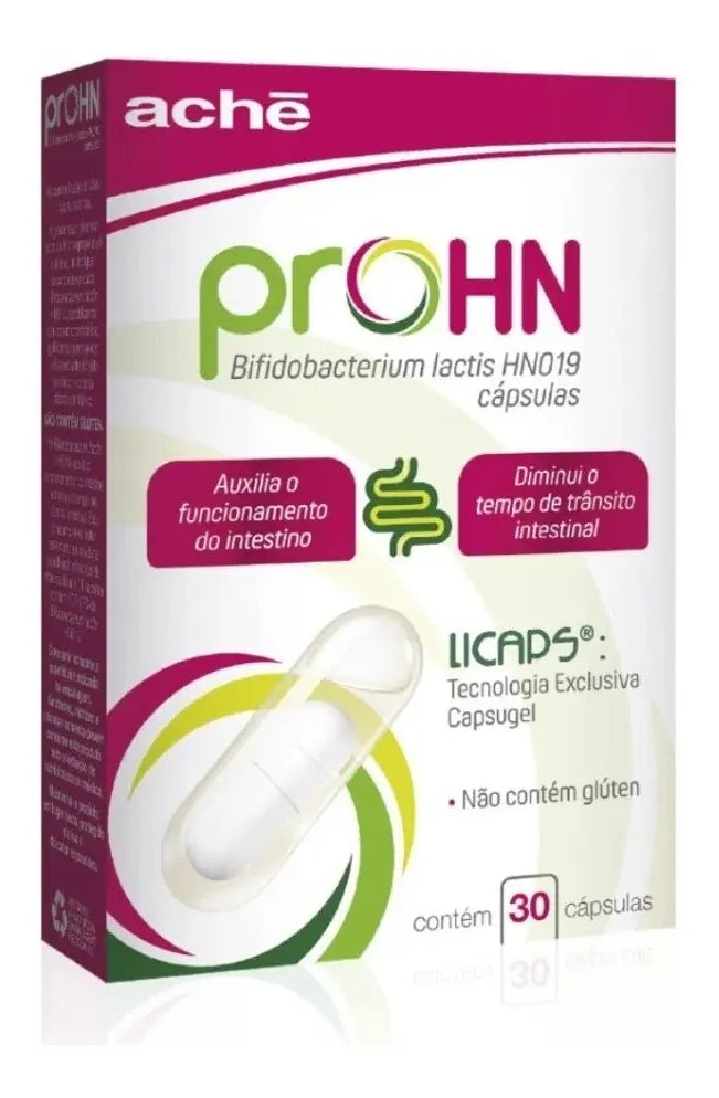 Aché Prohn Probiótico Com 30 Cápsulas Sabor Neutro