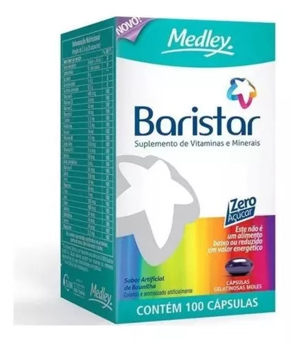 Medley Baristar Com 100 Capsulas Sabor Baunilha Suplemento